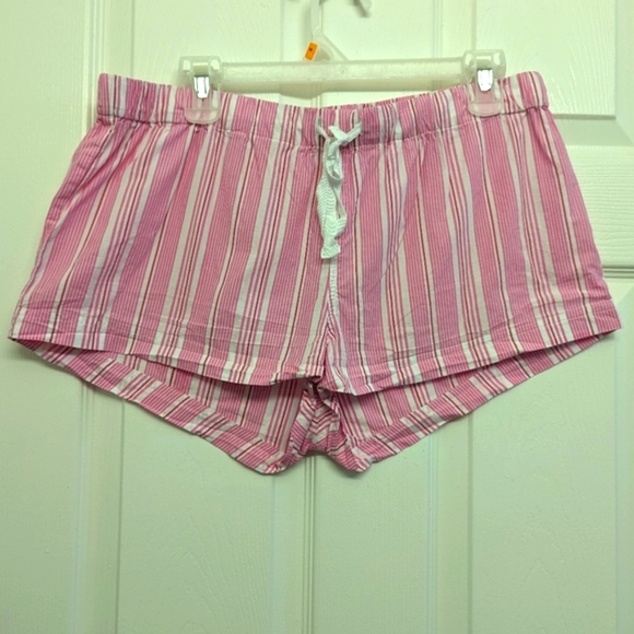 J. Crew Other - J.Crew Pink Striped pajama shorts